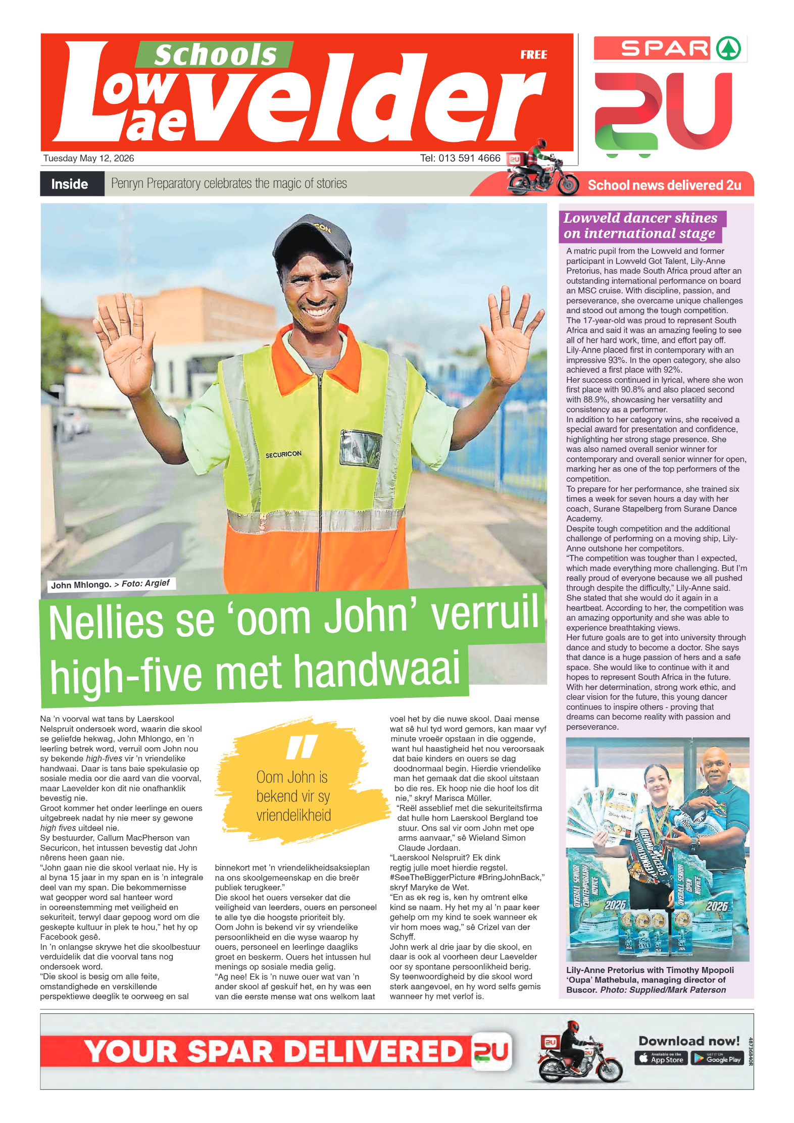 Lowvelder Schools 12 May 2026 page 1