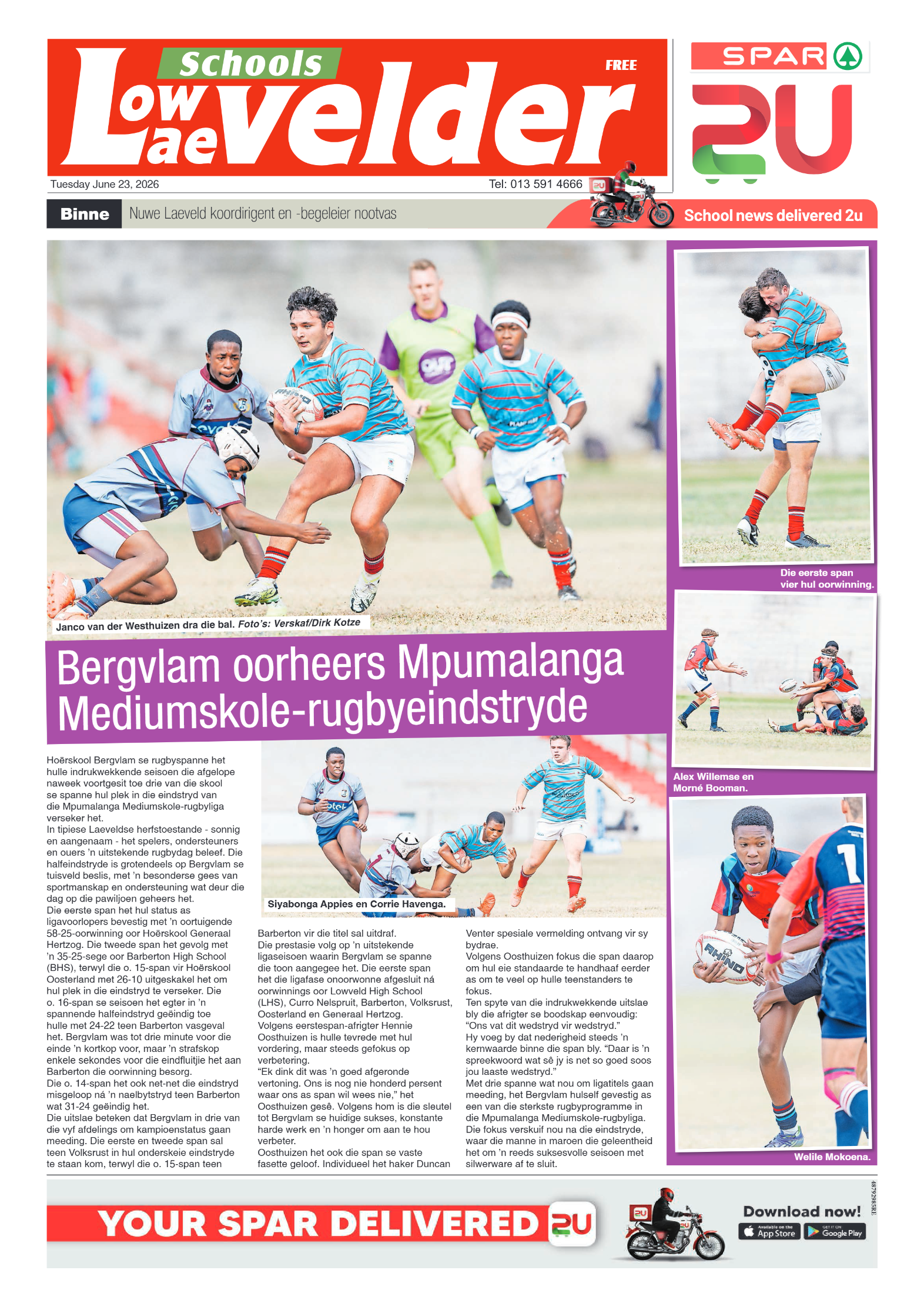 Lowvelder Schools 23 June 2026 page 1
