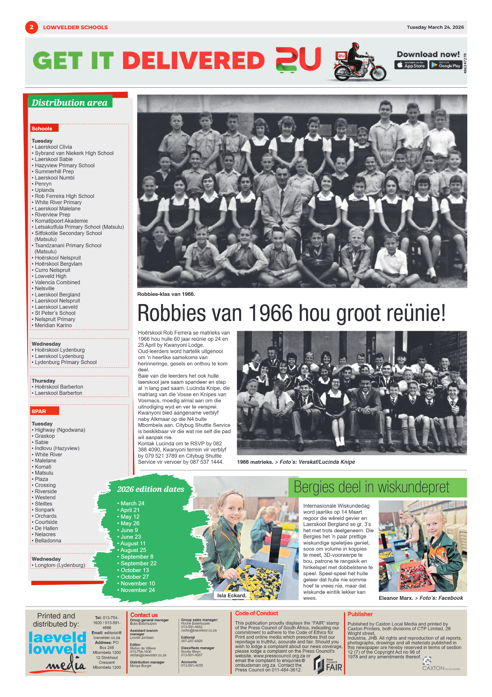 Lowvelder Schools 24 March 2026 page 2