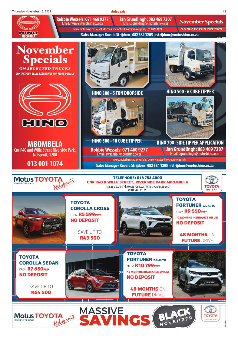 Motoring 16 November 2023 page 13