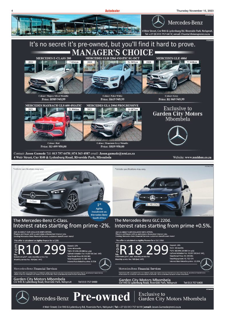 Motoring 16 November 2023 page 4