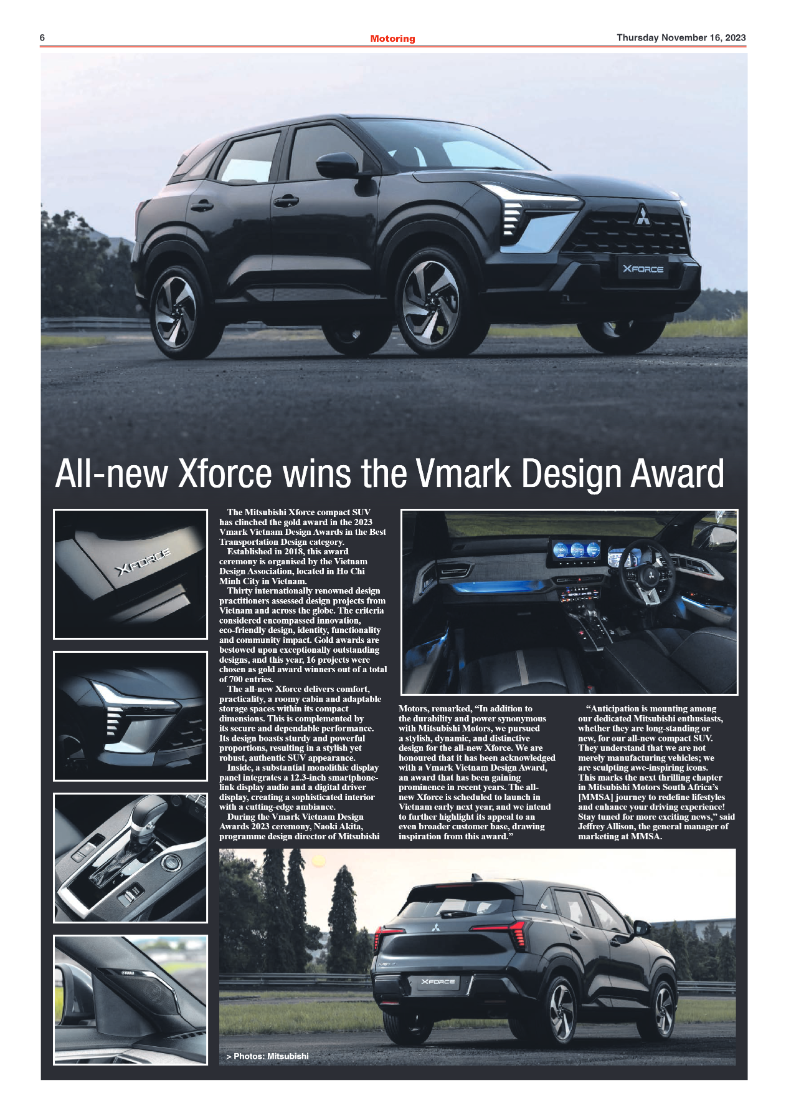 Motoring 16 November 2023 page 6