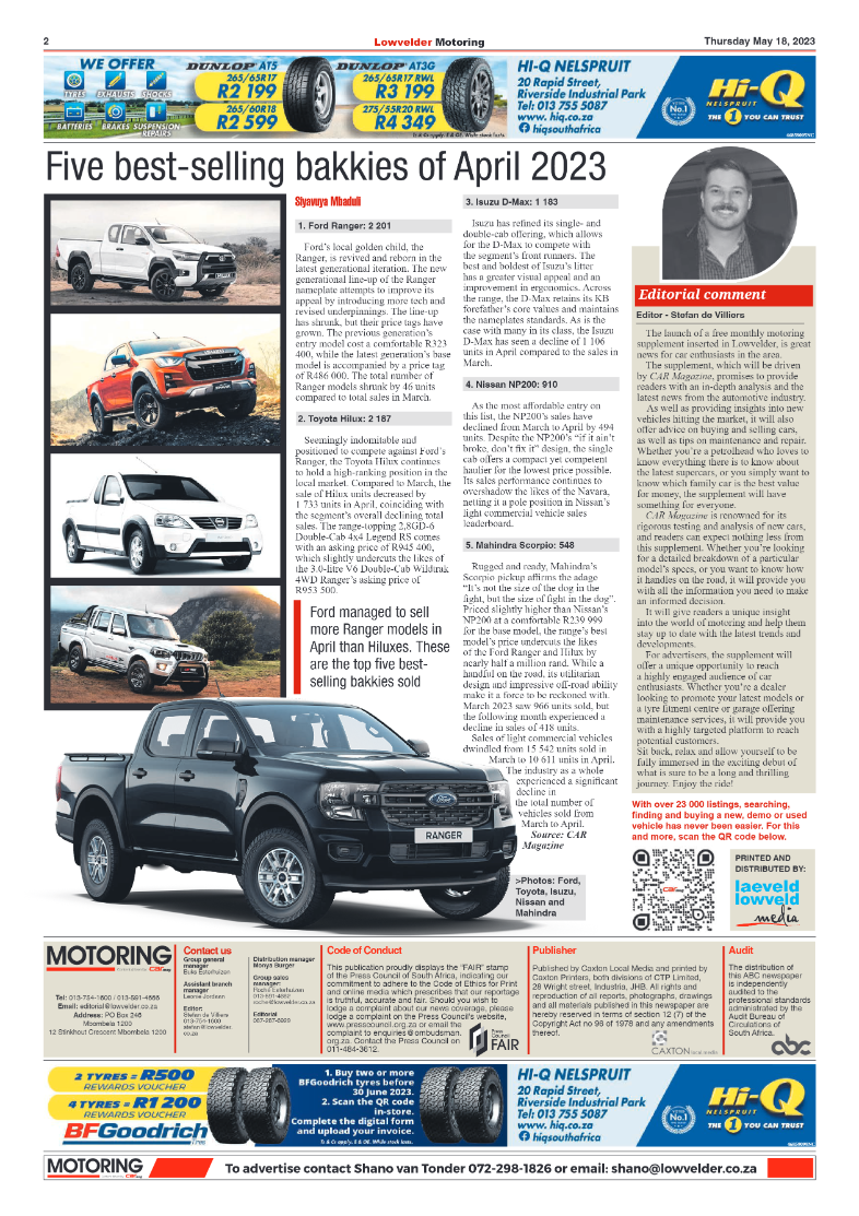 Motoring 18 May 2023 page 2