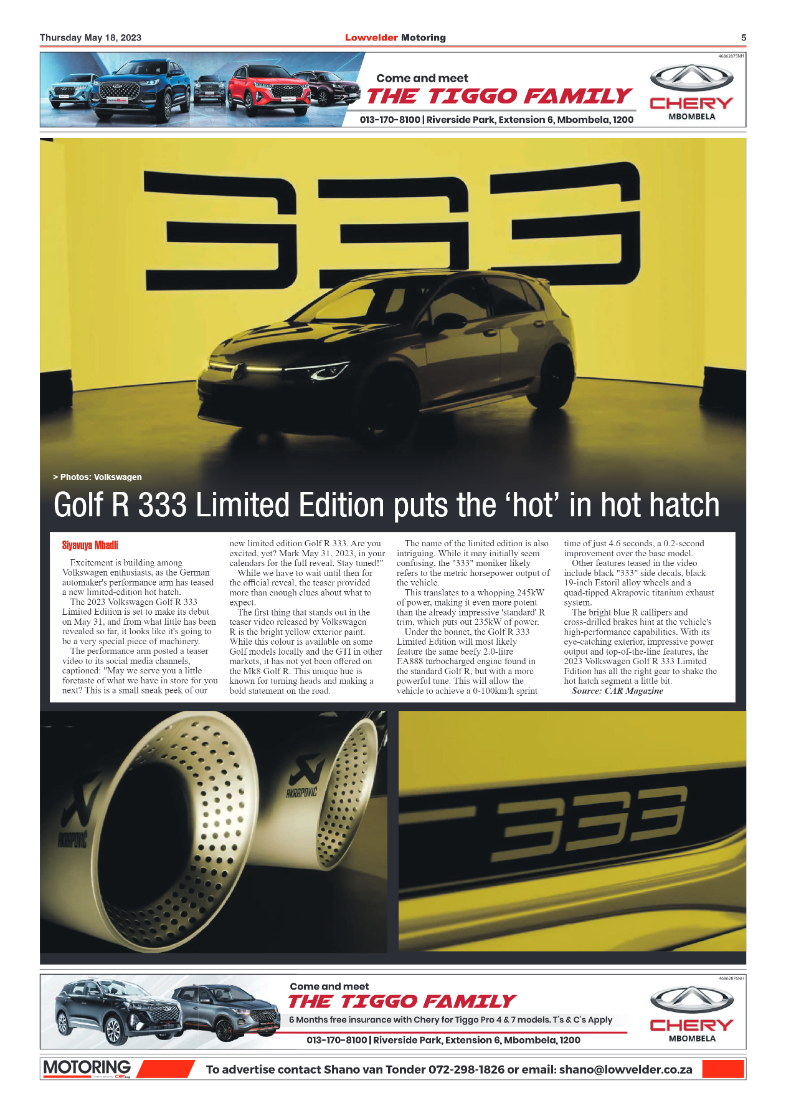 Motoring 18 May 2023 page 5