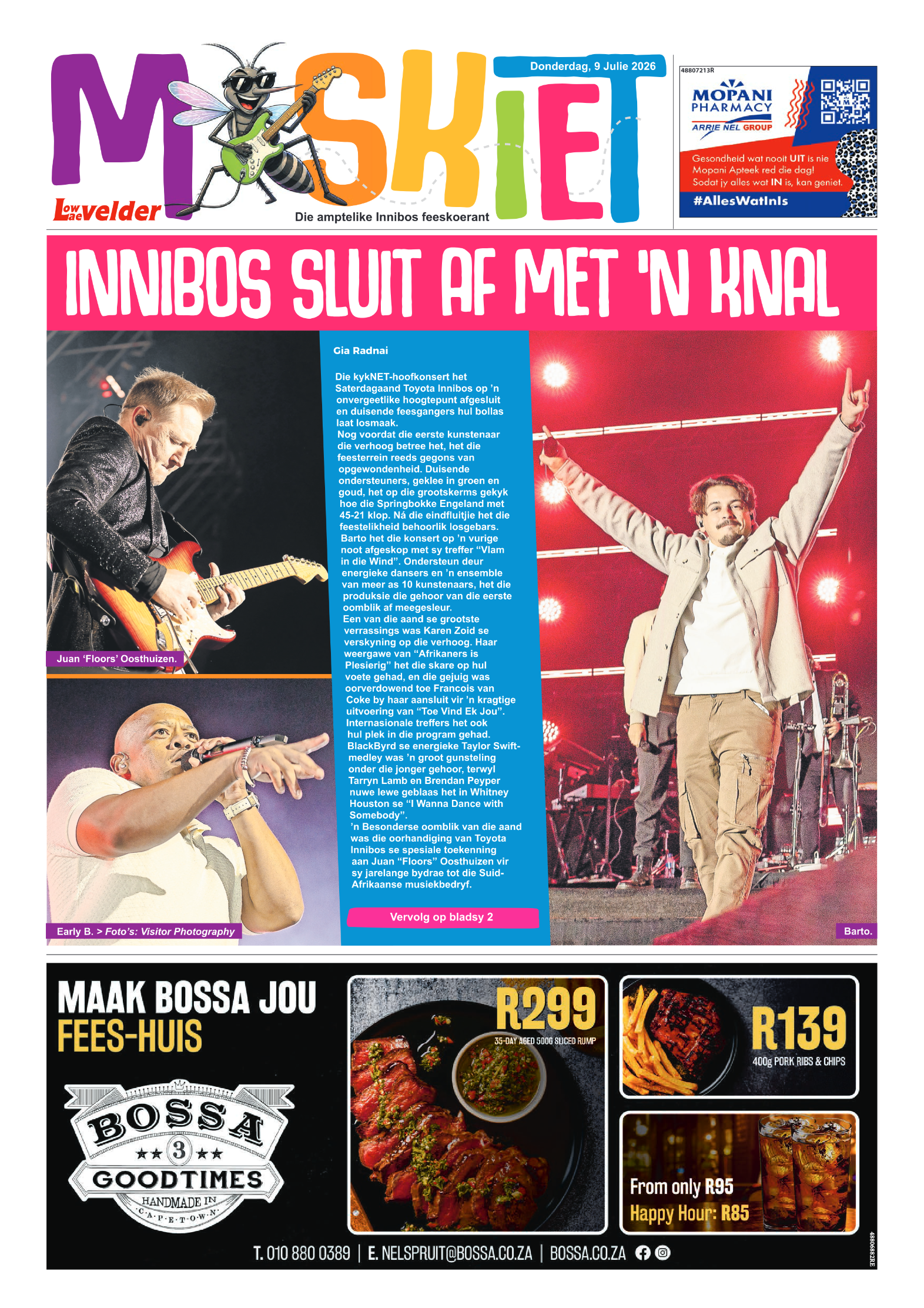 Muskiet 9 July 2026 page 1