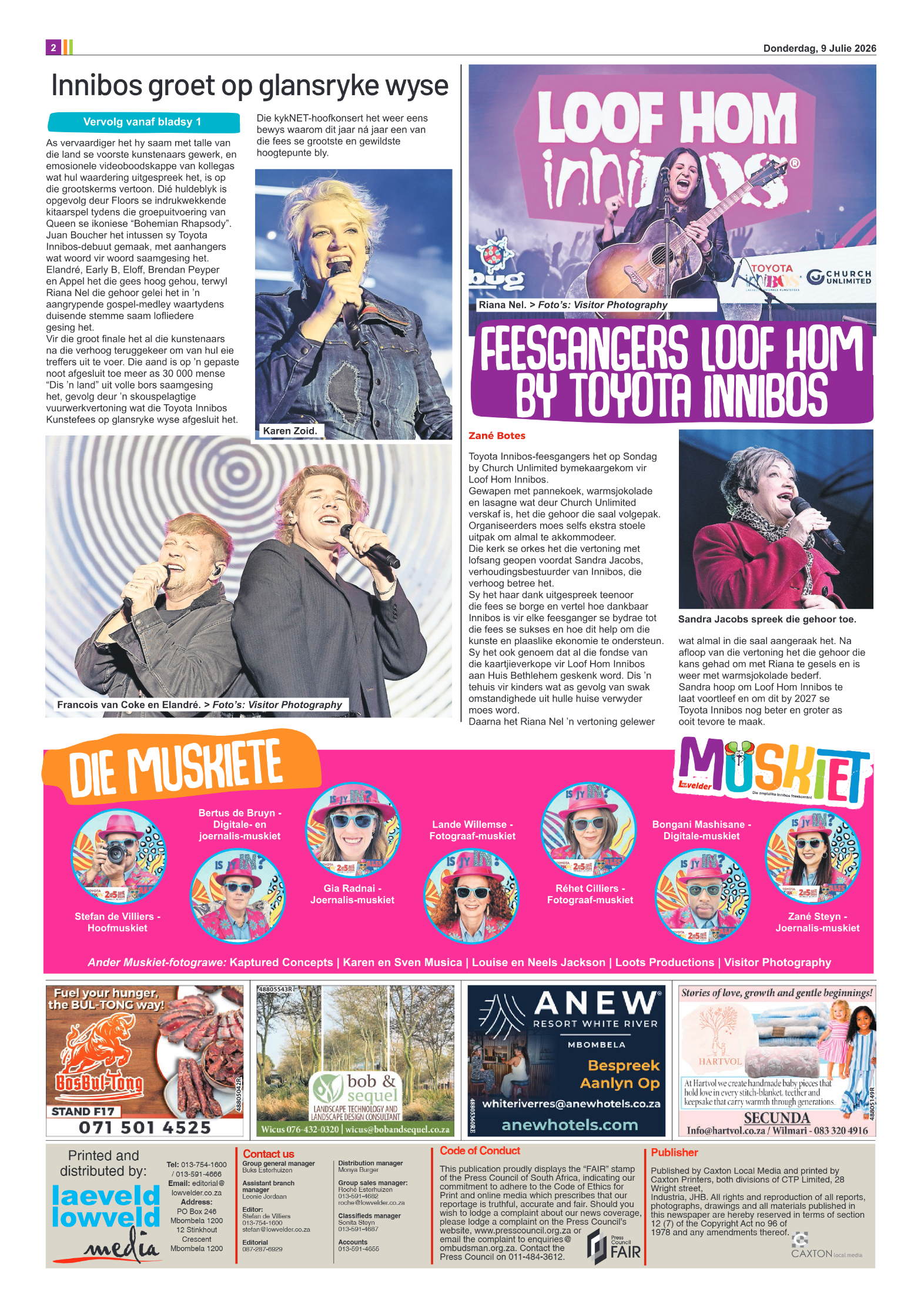 Muskiet 9 July 2026 page 2