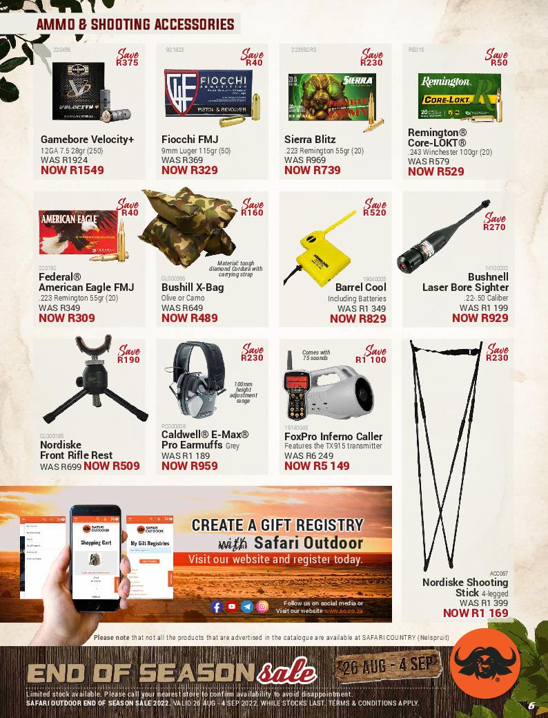 Safari Outdoor End-of-Season 2022 page 6
