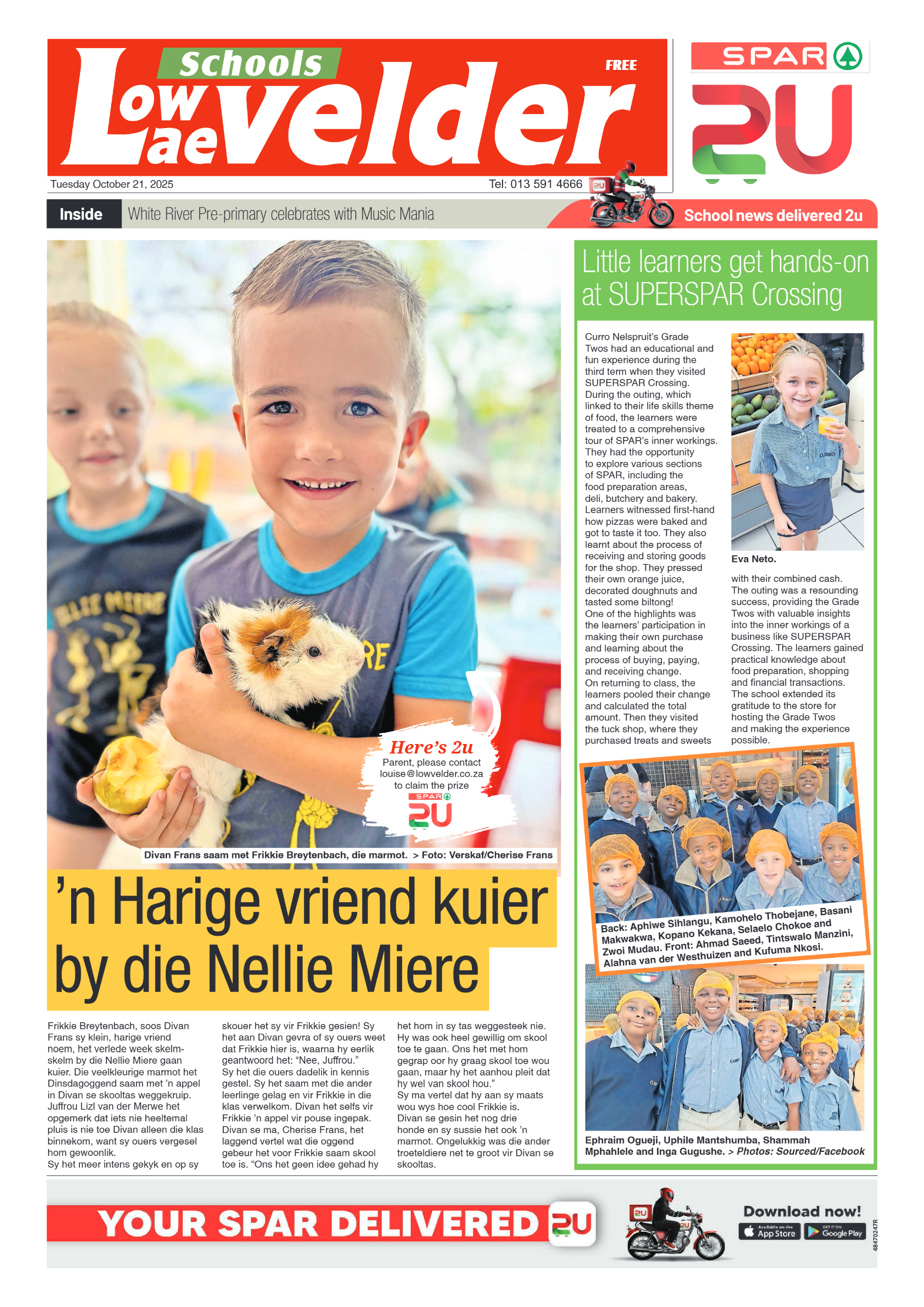 School Newspaper 21 October 2025 page 1