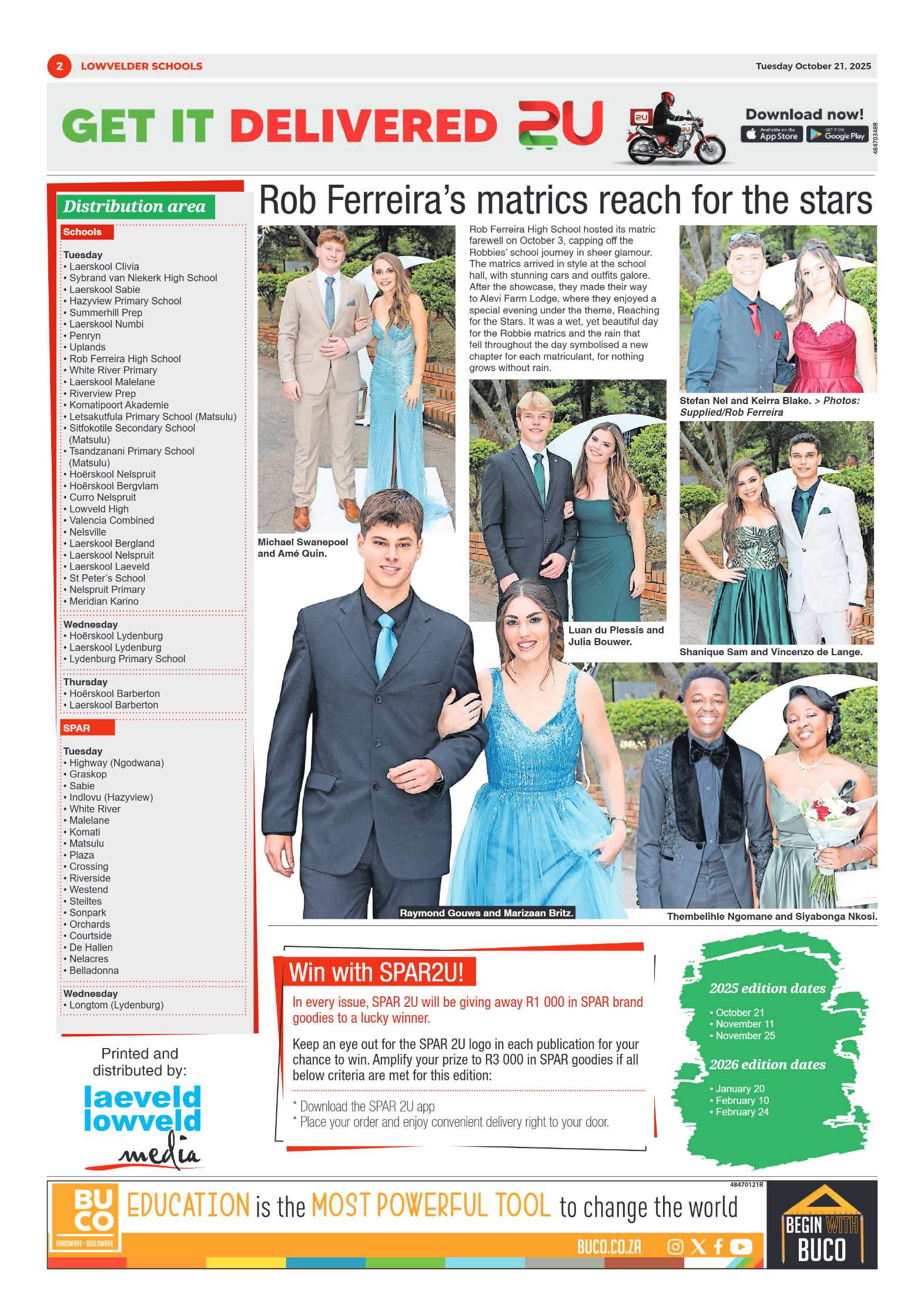 School Newspaper 21 October 2025 page 2