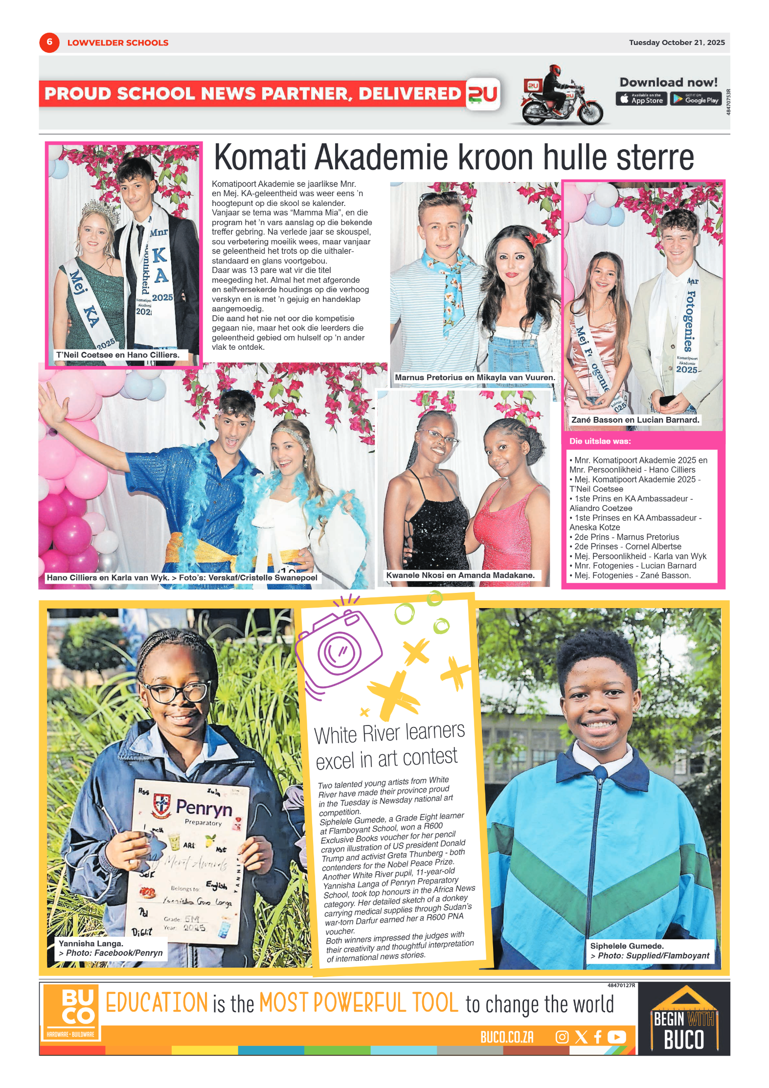 School Newspaper 21 October 2025 page 6