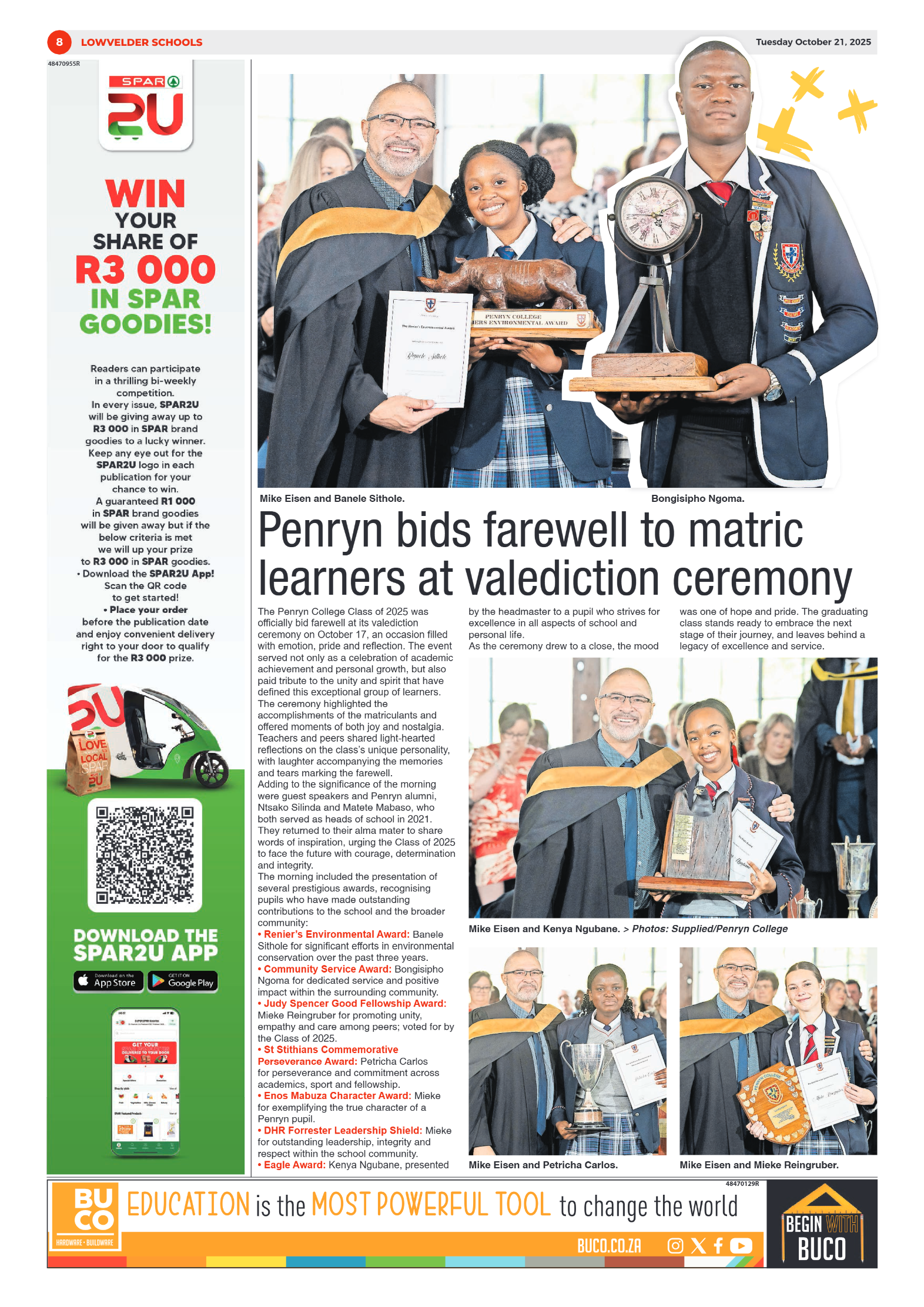 School Newspaper 21 October 2025 page 8