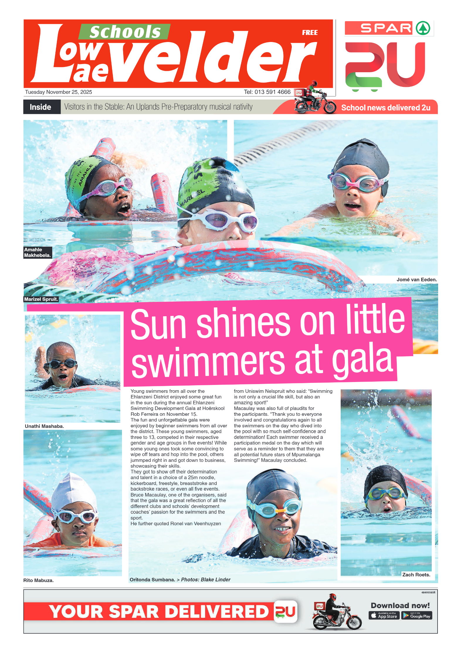 School Newspaper 25 November 2025 page 1