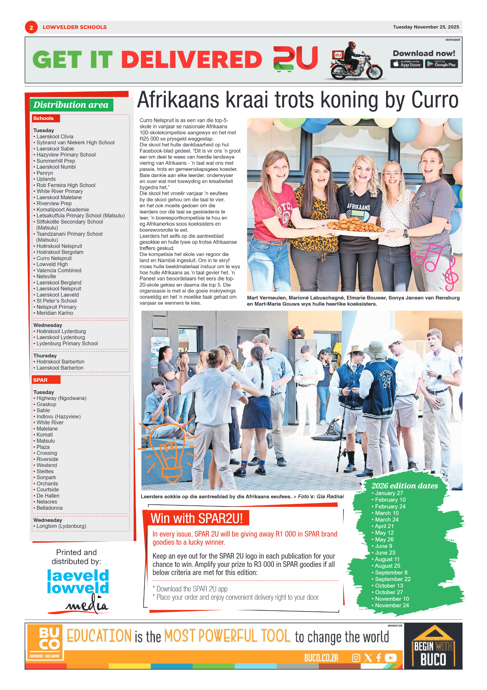 School Newspaper 25 November 2025 page 2