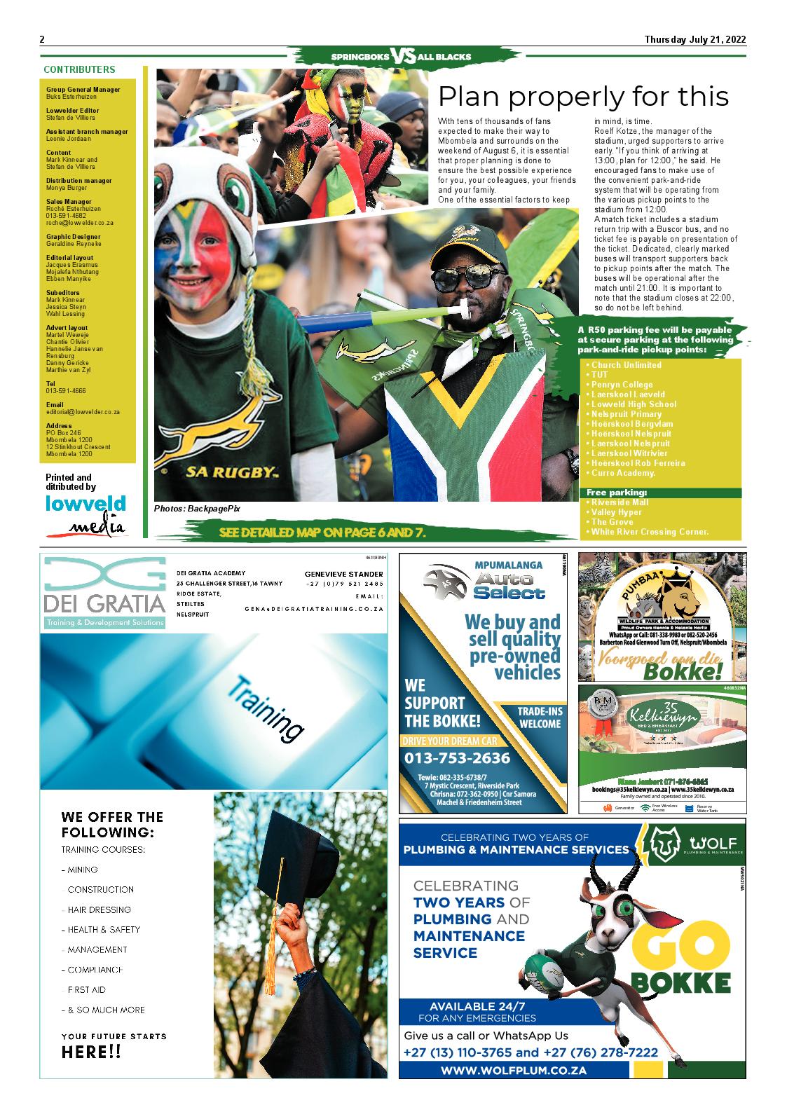 Springbok VS All Blacks page 2
