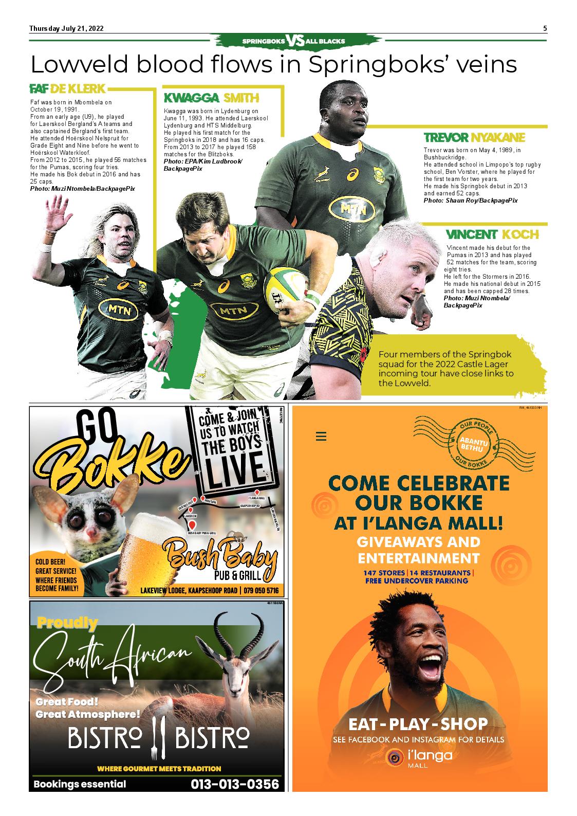 Springbok VS All Blacks page 5