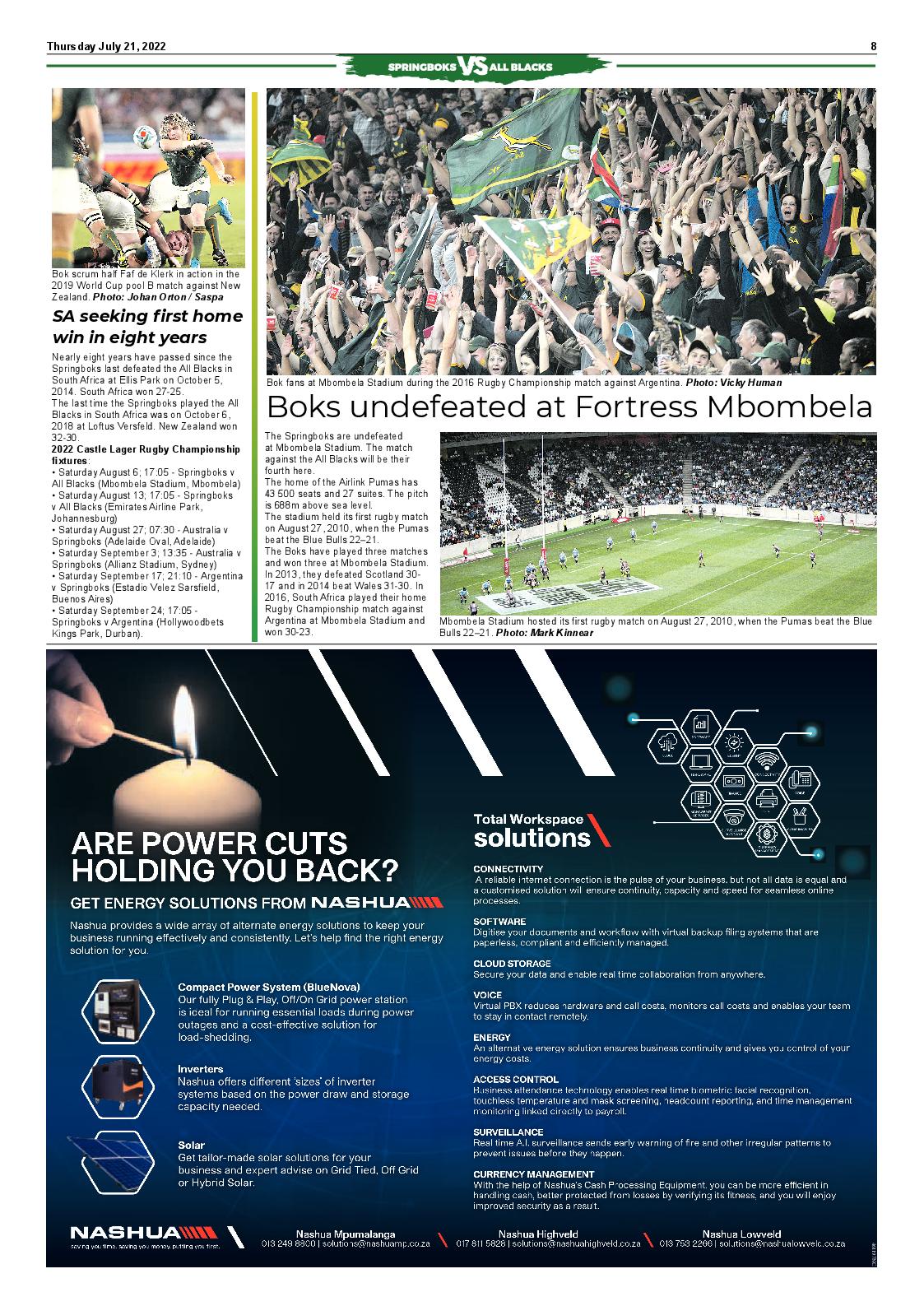 Springbok VS All Blacks page 8