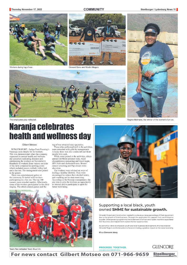 Steelburger News 17 November 2022 page 11
