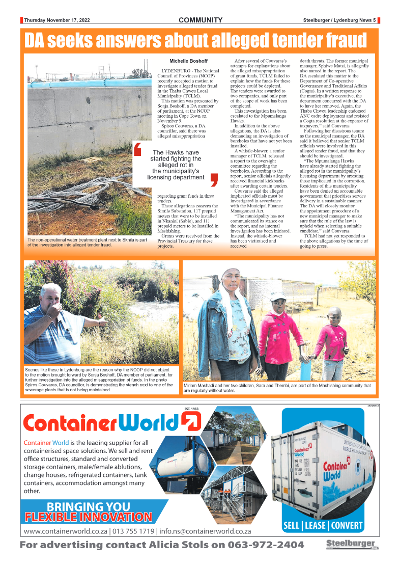 Steelburger News 17 November 2022 page 5