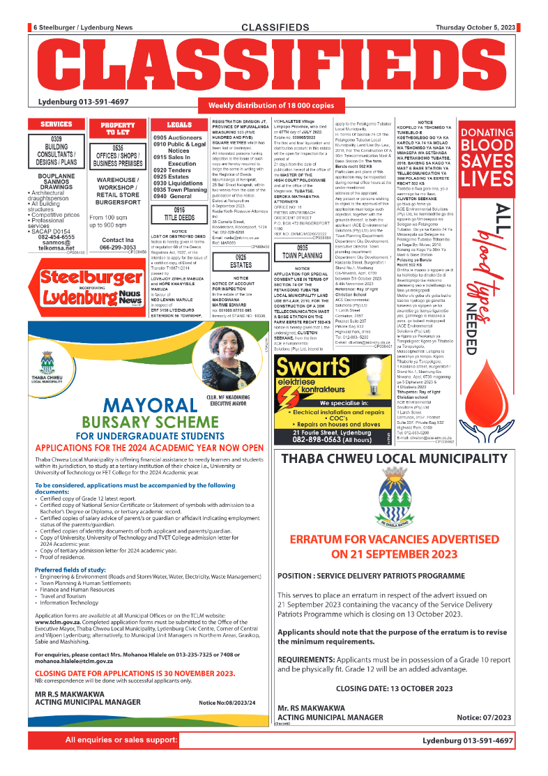 Steelburger News 5 October 2023 page 6