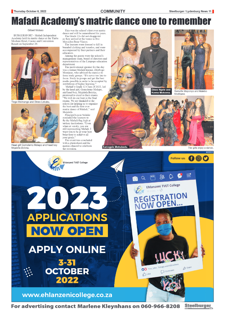 Steelburger News 6 October 2022 page 11