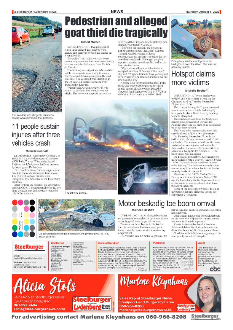 Steelburger News 6 October 2022 page 2
