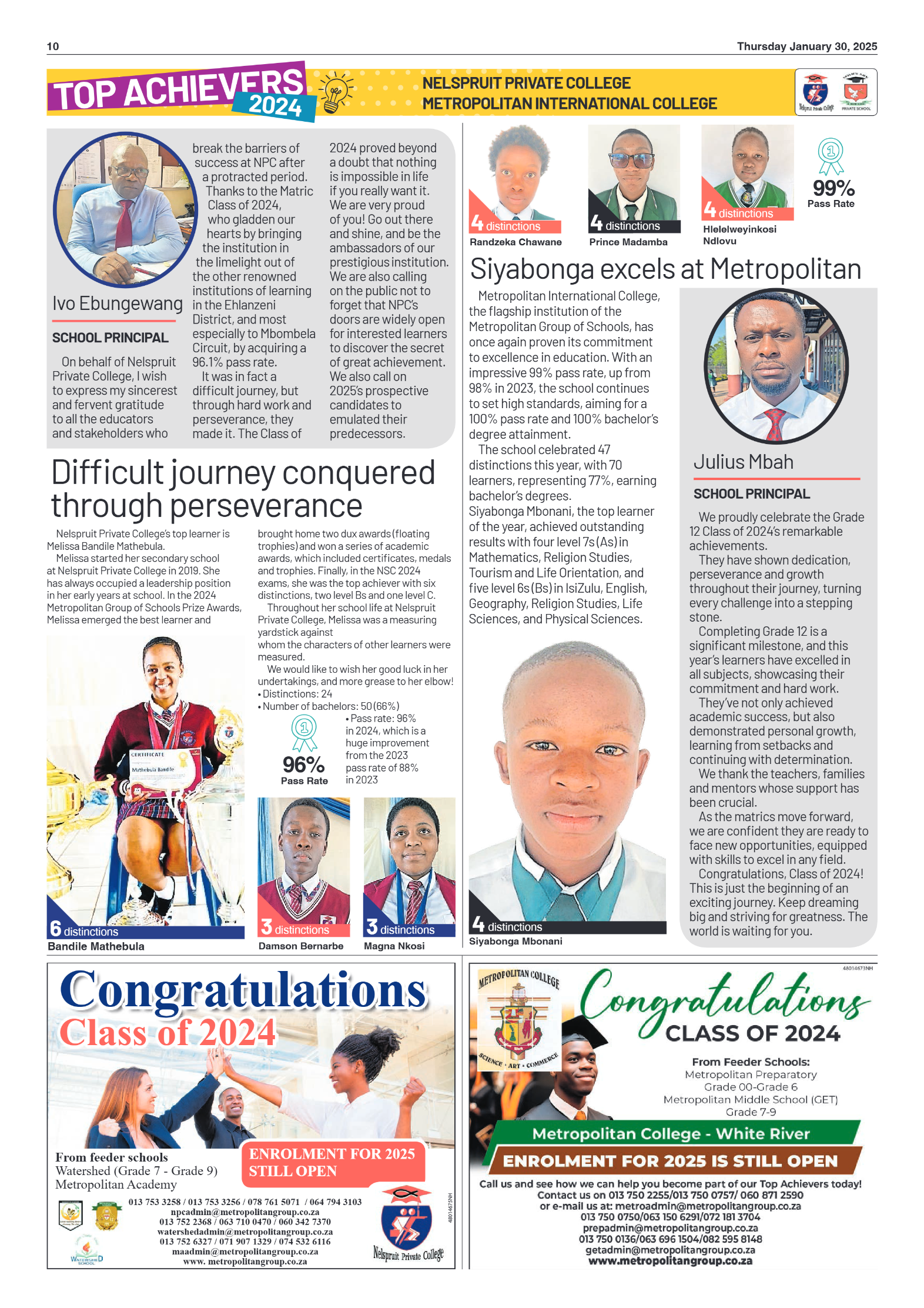 Top Achievers 2024 page 10