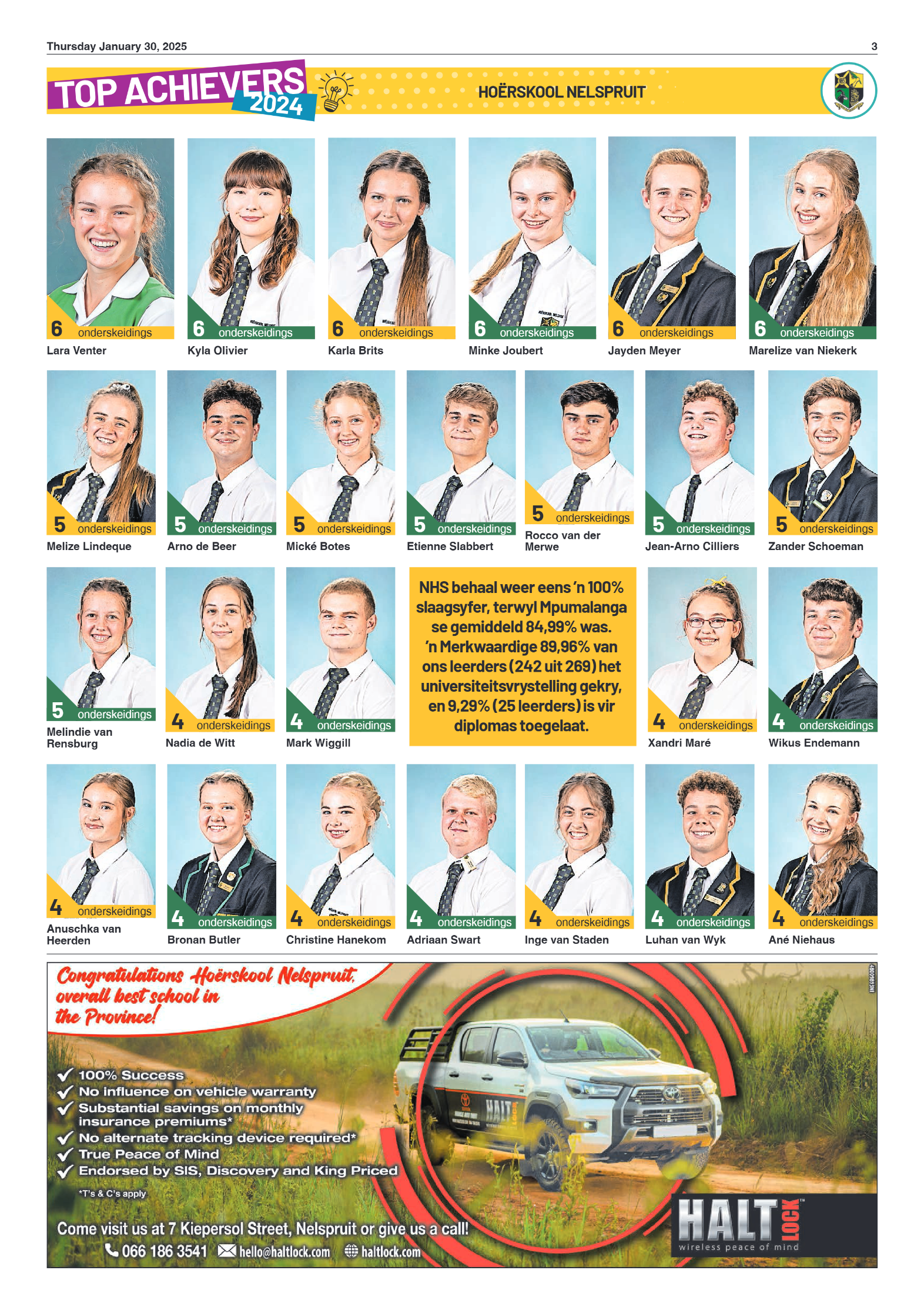 Top Achievers 2024 page 3