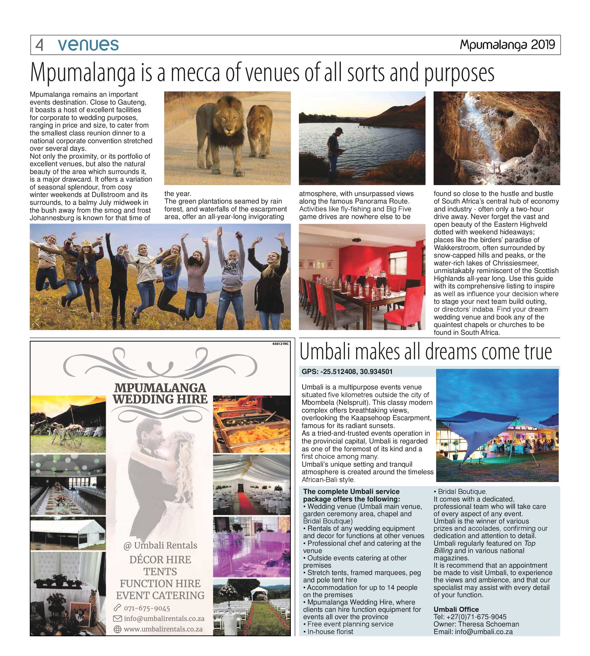 Venue Guide 2019 page 4