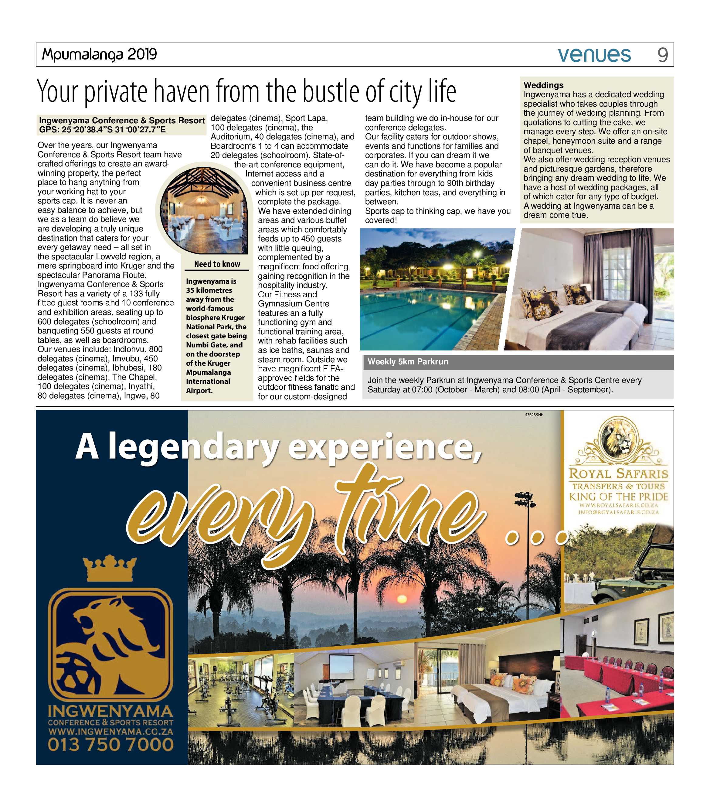 Venue Guide 2019 page 9