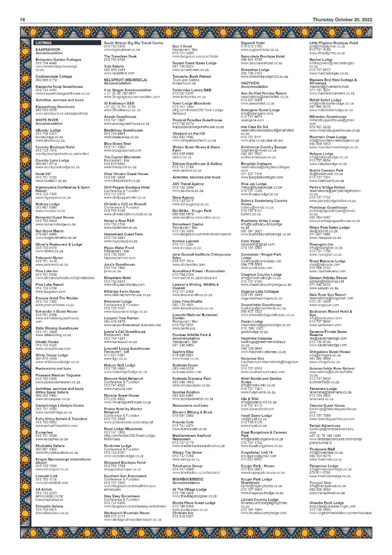 What To Do – Where To Go 2022 page 18